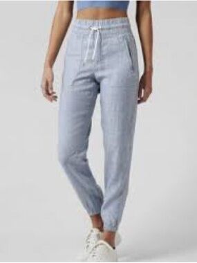 Athleta line joggers Light Blue Drawstring Jogger Pants 1165
